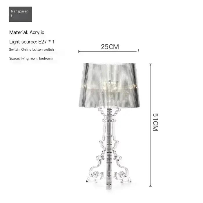 Bourgie Baroque fantôme ombre lampe de bureau créatif décoratif lampe de bureau étude salon chambre 