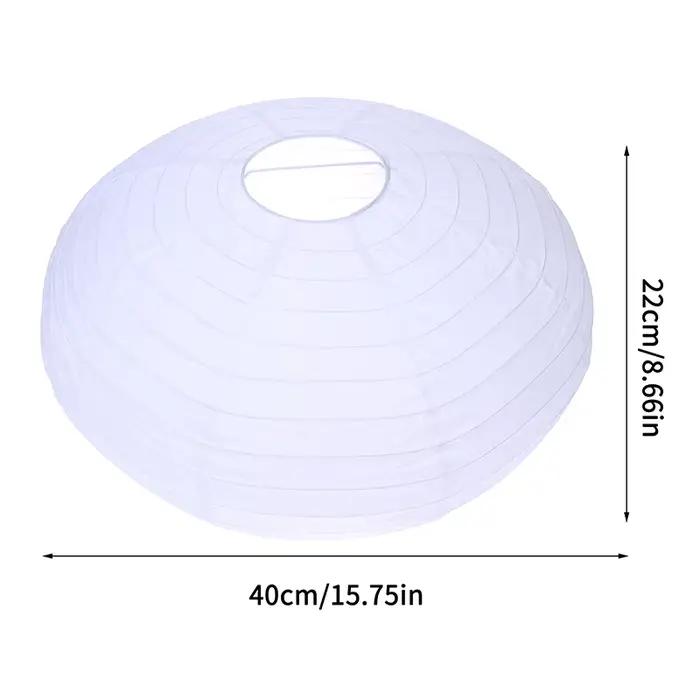 Abat-jour boule de papier en forme de soucoupe volante, applique murale de mariage, boules de fête d
