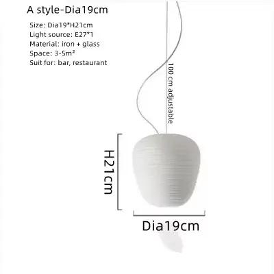 Lampe de Restaurant à trois têtes, Design de salon de thé japonais, lumière de Style Wabi-sabi, lust