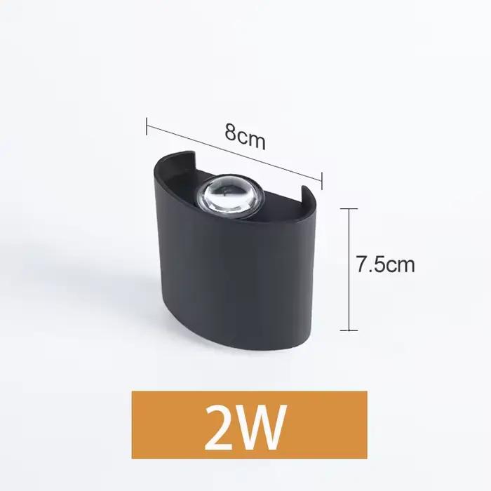 Mur LED lampe 2W 4W 6W 8W 10W AC 85-265V étanche IP66 haute luminosité intérieur et extérieur jardin