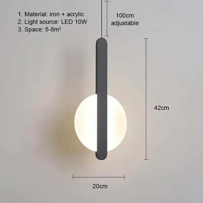 Lampes suspendues LED modernes, luminaires suspendus, éclairage intérieur, décoration de la maison p