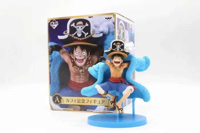 Figurines d'action One Piece 20th Workers, vêtements bleus, Luffy, Nami, C.Zorro, modèle de collecti