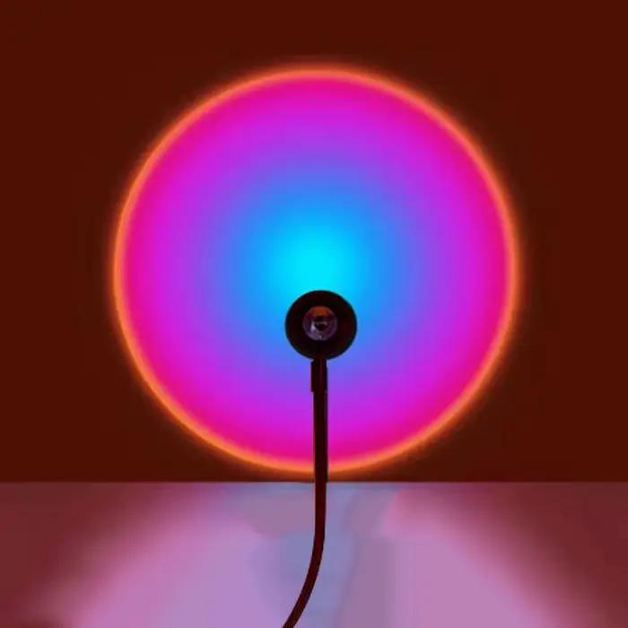 Lampe led avec projecteur arc-en-ciel USB, luminaire décoratif d'intérieur, idéal pour une photograp