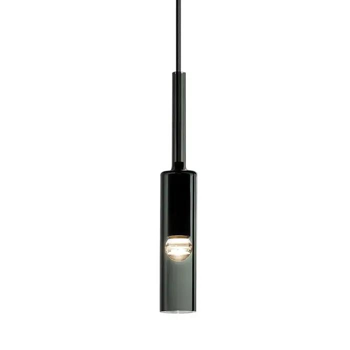 Lampe Suspendue en Verre avec Bouteille au Design Moderne, Luminaire Décoratif de Plafond, Idéal pou