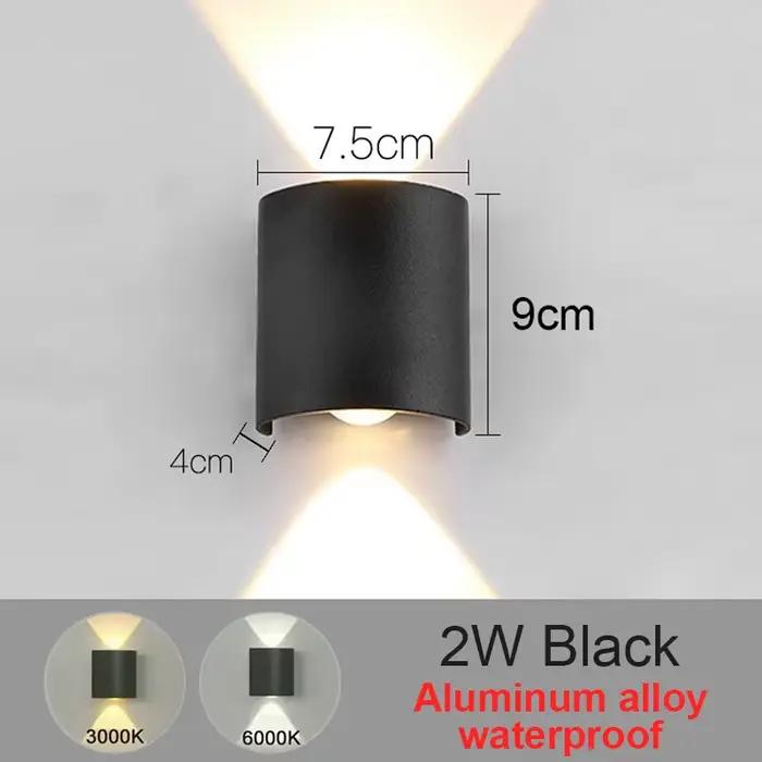 Appliques murales LED 2W/4W/6W/8W/10W, luminaire mural moderne, lampe murale en aluminium câblée, éc