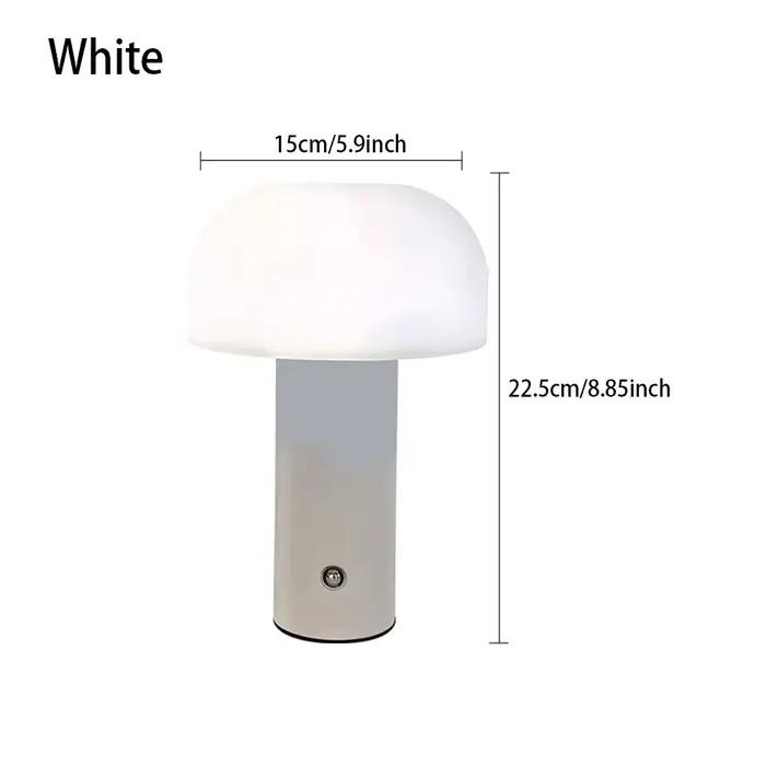 Nouvelle lampe champignon LED lampe de Table de charge 3 couleurs gradation lampe de bureau champign