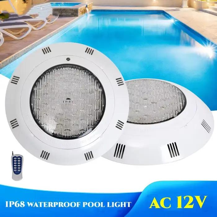 20W 30W 40W 50W 60W 70W LED lumières de piscine sous-marine RGB couleur changeante AC12V IP68 lampe 