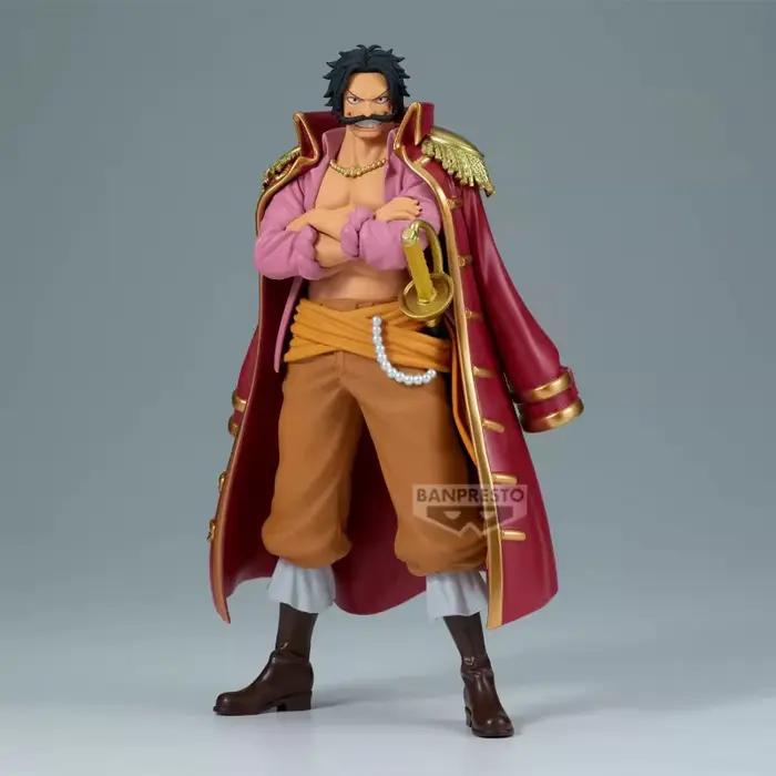 Bandai Original BANPRESTO Anime une pièce DXF spécial Gol D. Roger PVC figurine modèle jouet à colle