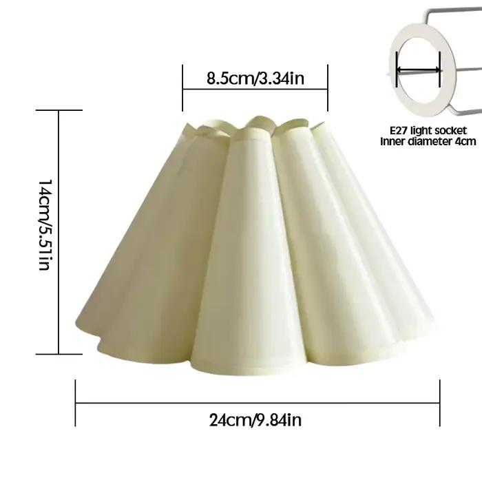 Joli abat-jour en forme de pétale de Lotus, abat-jour en tissu pour lampe de Table, E27, créatif, po
