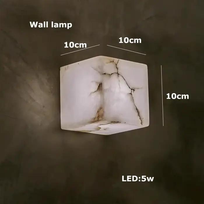 Lustre suspendu Art Déco en marbre naturel, collection 2026, LED dimmable, luminaire pour salle à ma