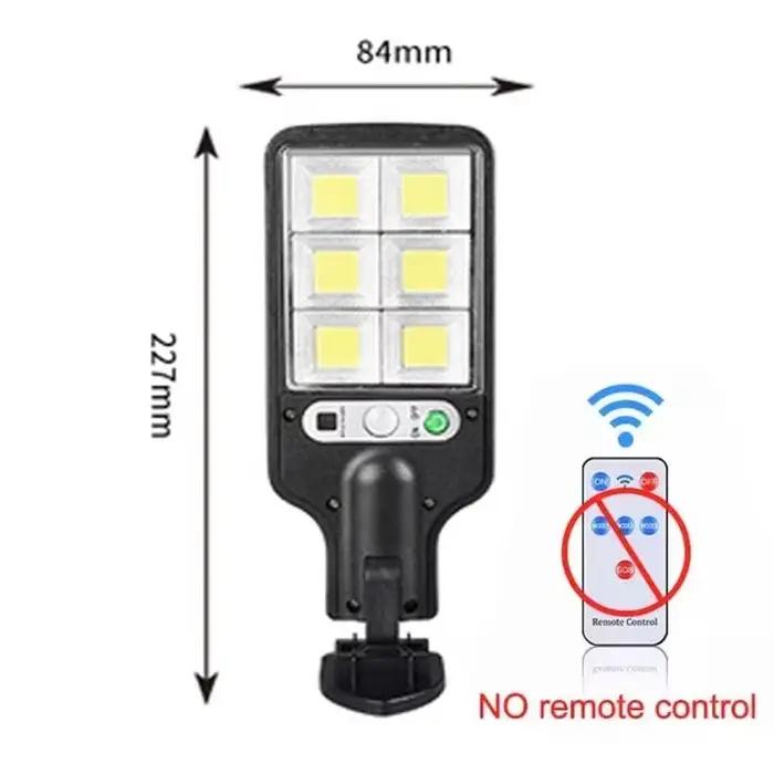 1/2/3/4 pièces lumières solaires extérieures 3 Modes 200COB lampadaire étanche capteur de mouvement 