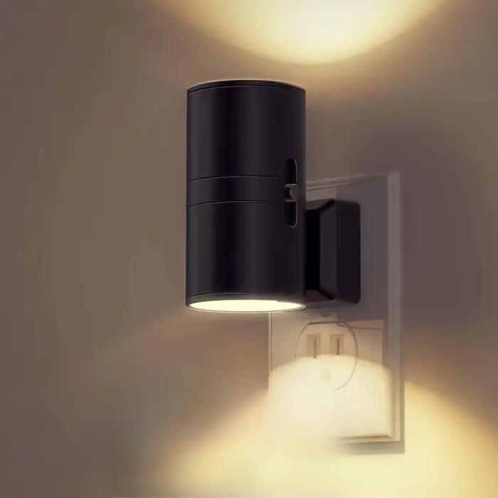 Lampe de nuit LED à intensité variable, avec capteur de lumière, marche/arrêt automatique du crépusc