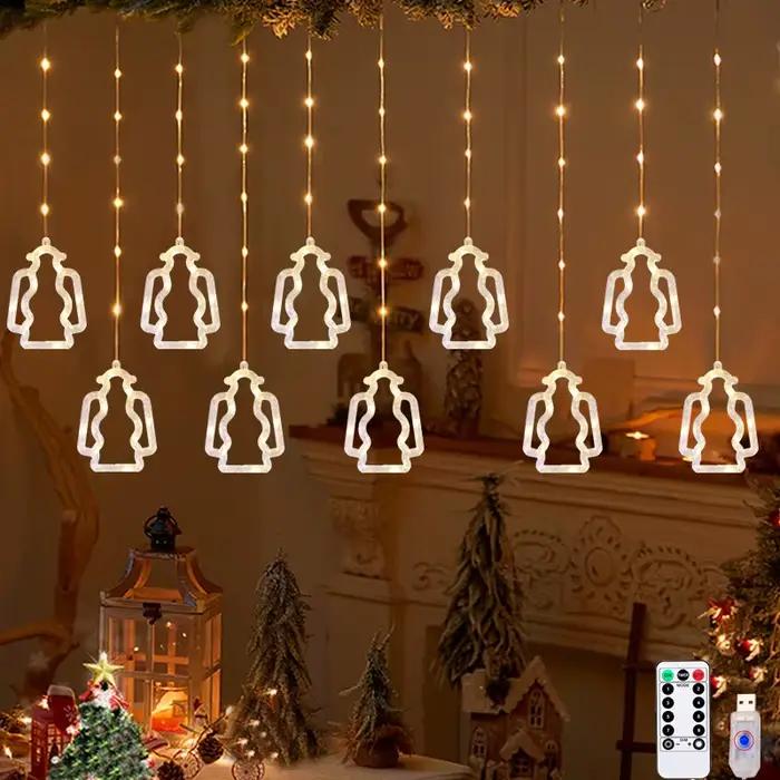 Lampe à huile musulmane alimentée par Usb, 8 Modes d'éclairage pour Diwali et décorations de fenêtre