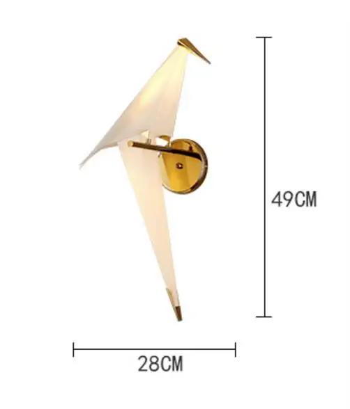 Plafonnier LED en forme d'oiseau, design créatif, éclairage d'intérieur, luminaire décoratif de plaf