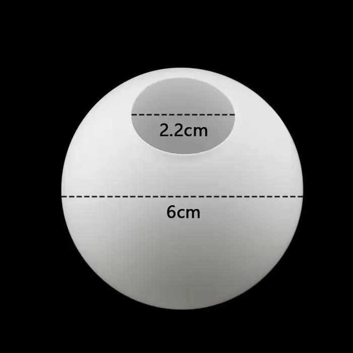 Abat-jour en verre blanc, abat-jour Globe laiteux, couvercle de lumière rond D10cm D12cm D15cm D20cm