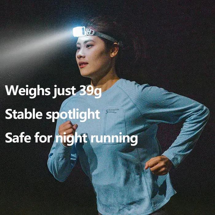 Naturehike – lampe frontale ultralégère, imperméable et résistante aux chutes, réglable, pour l'extérieur, cyclisme, pêche, course de nuit, camping