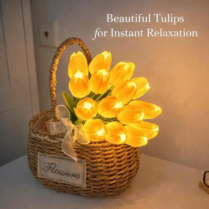 Lampe Tulipe Romantique Lumineuse
