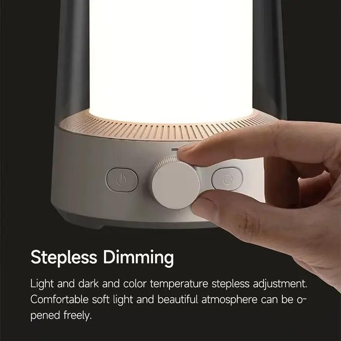 Xiaomi Mijia – lampe de Camping fendue, contrôle intelligent, lumière ambiante, lampe de poche à gradation continue, étanche à la poussière, Rechargeable, IP54