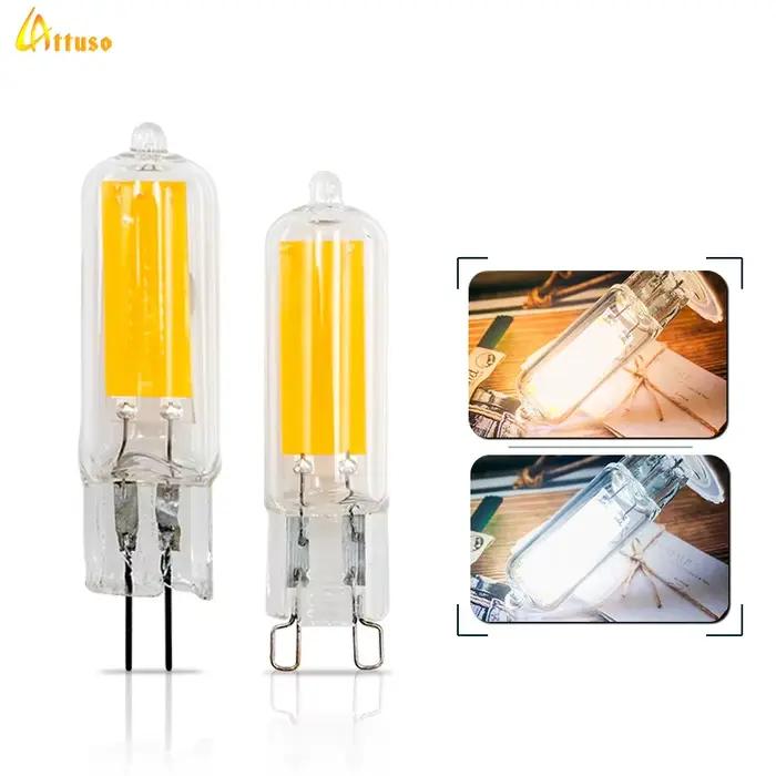 Lampe LED G9 AC 220V 240V 6W 9W Verre G4 COB