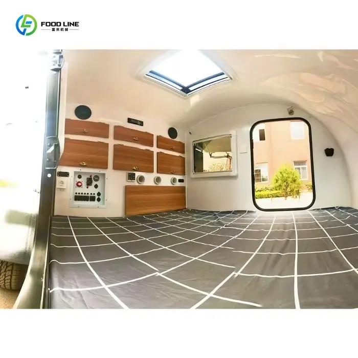 Mini-caravane personnalisée légère pour les voyages routiers et le camping