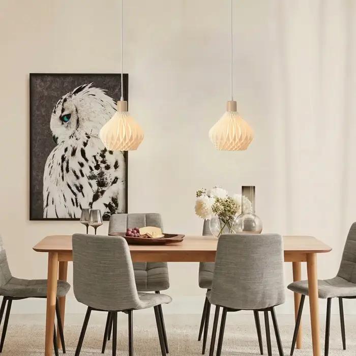 Lampe suspendue en bambou