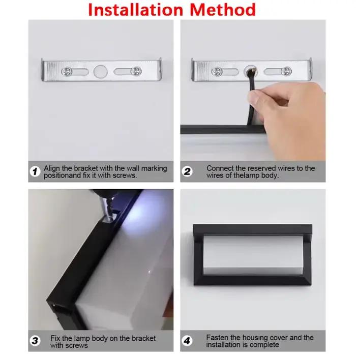 Applique murale LED avec détecteur de mouvement pour porche extérieur anthracite style rétro balcon jardin cour escalier sécurité esthétique
