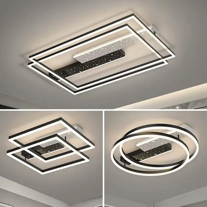 Plafonnier LED Luxueux au Design Moderne