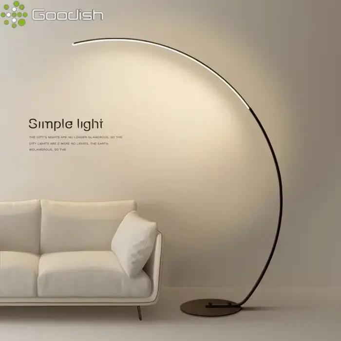 Lampes sur pied LED modernes et minimalistes pour salon