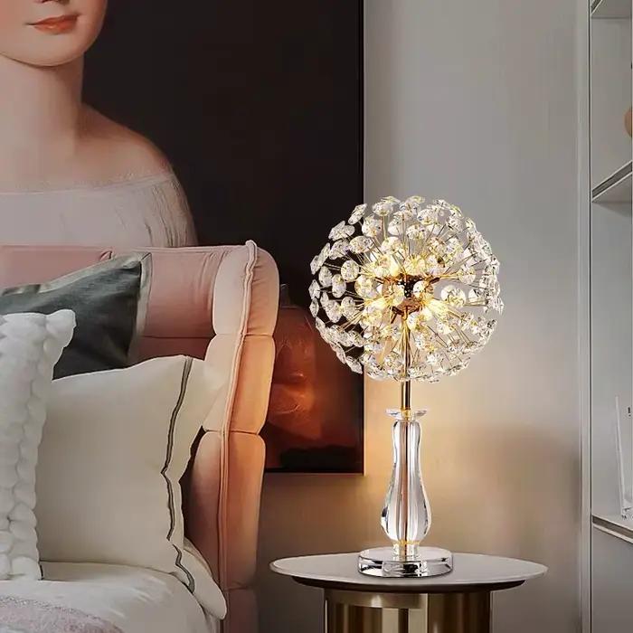 Lampe sur pied nordique LED en cristal