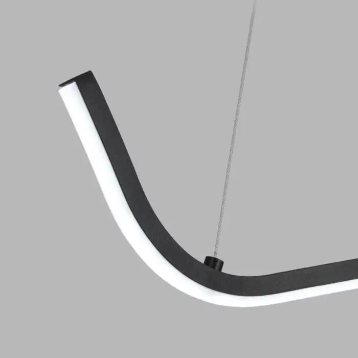 Suspension LED nordique longue pour plafond