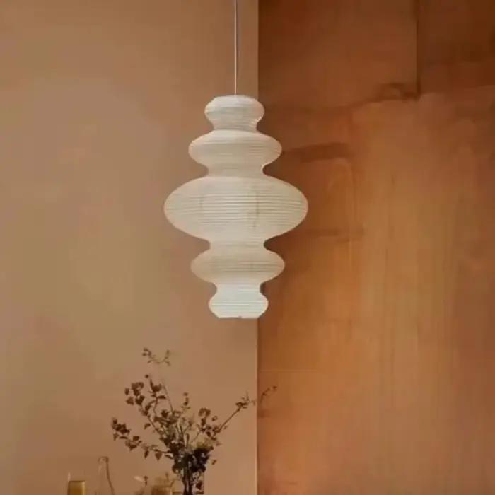 Lampe suspendue en papier de riz Akari