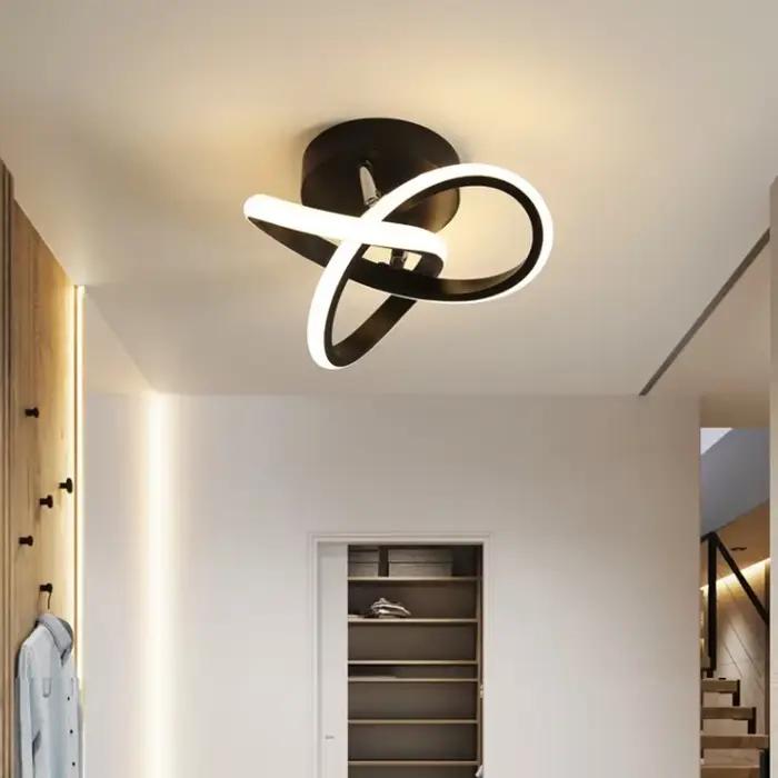 Plafonnier LED moderne minimaliste pour balcon
