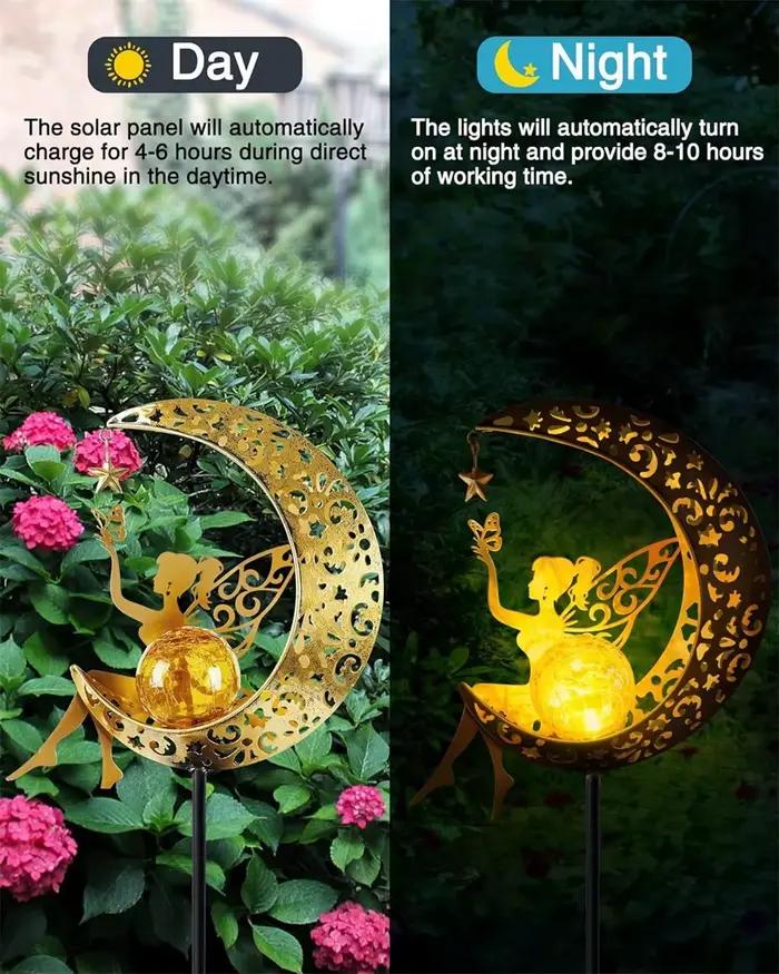 Lampe solaire féerique de lune