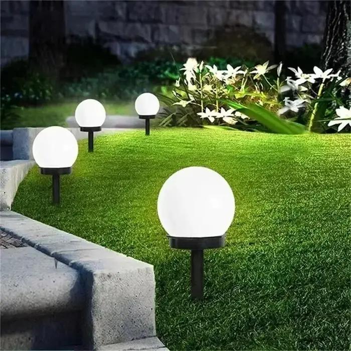 Boule ronde à LED solaire