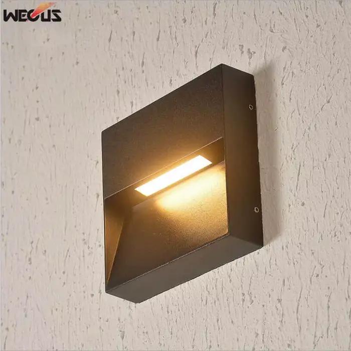 LED lumière d'escalier encastré applique murale extérieure LED escaliers lumière en aluminium marche lumières escalier éclairage