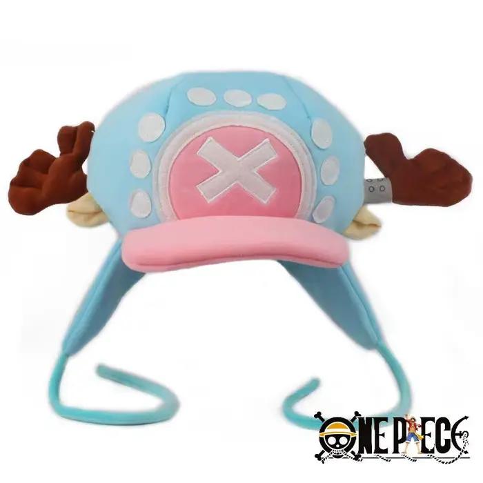 Chapeau en coton une pièce, chaud d'hiver, chapeau plat, accessoires de Cosplay, Anime Chopper, chapeaux en peluche, cadeaux unisexes, accessoires de mode