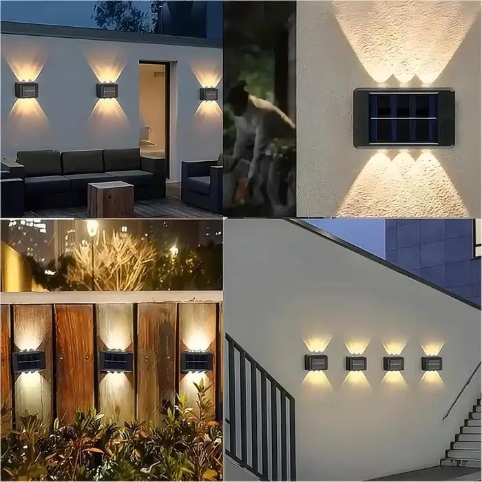 Lampes murales solaires d'extérieur