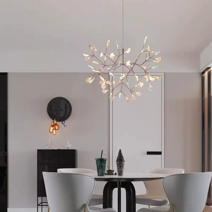 Lampe Firefly, lustre rond