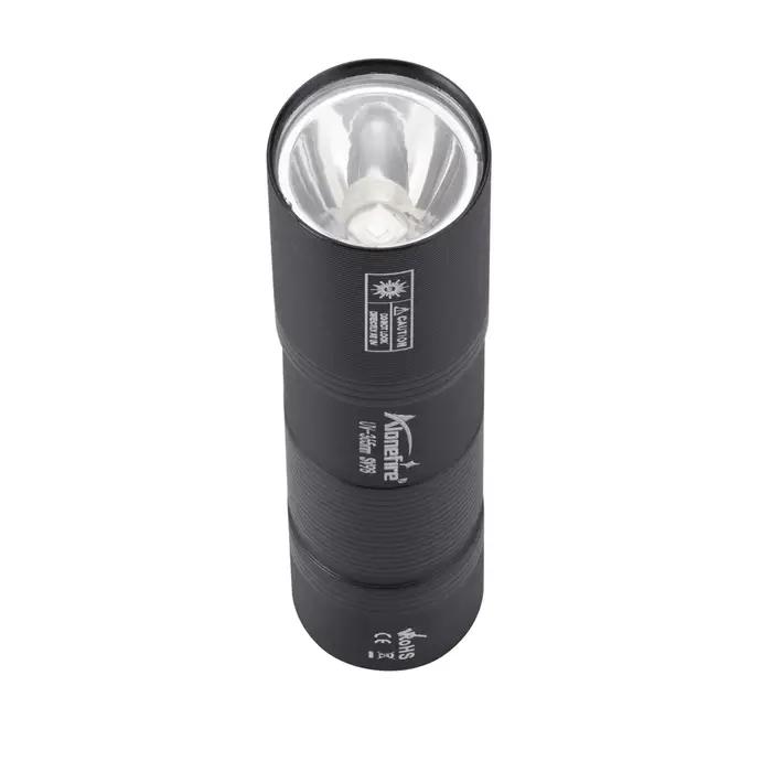 Mini lampe torche UV 365nm rechargeable par USB, petite lampe ultraviolette pour ongles, détection d'urine d'animaux, de Tinea chez le chat, de fausse monnaie, de minerais et de scorpions