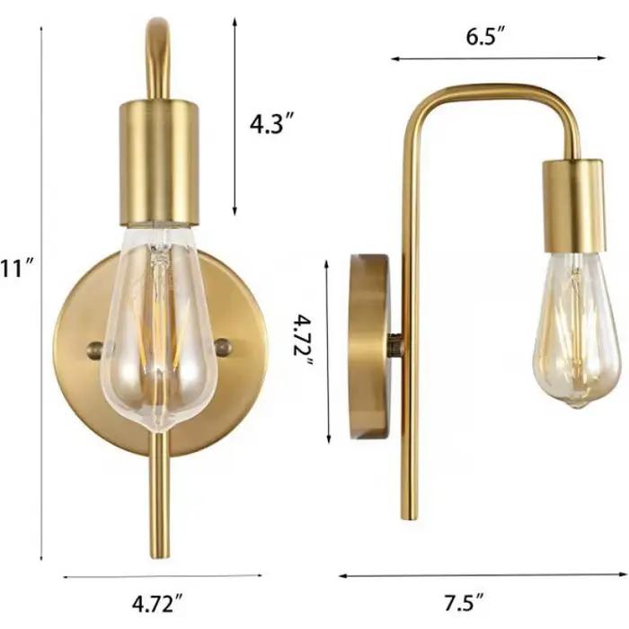 Lampes murales rétro Loft appliques