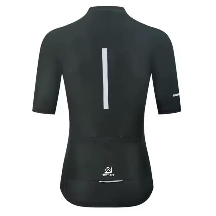 Maillot de cyclisme pour femmes à manches courtes, hauts de course, vêtements de vélo, maillot de cycliste pour le sport et les activités de plein air