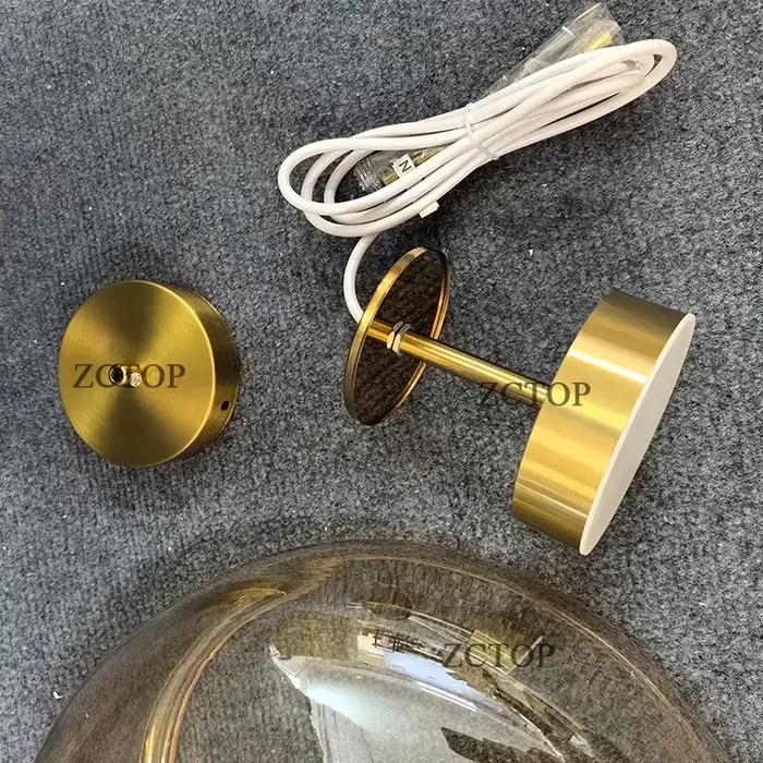 Luminaire suspendu en verre LED moderne