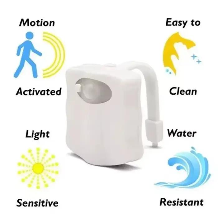 Lampe de nuit LED sans fil HOMEFISH avec détecteur de mouvement