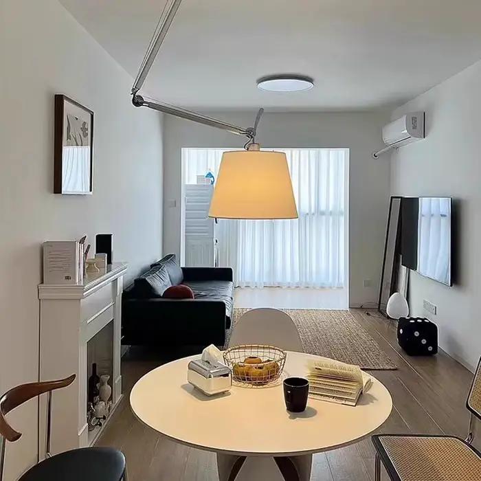 Abat-jour en tissu chaud italien plafonnier salle d'étude