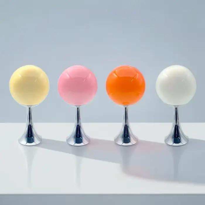 Lampe de bureau en verre