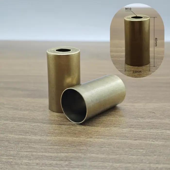 2 supports de lampe en laiton 100% avec douille intérieure en céramique