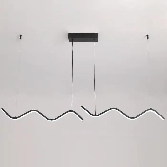 Suspension LED nordique longue pour plafond