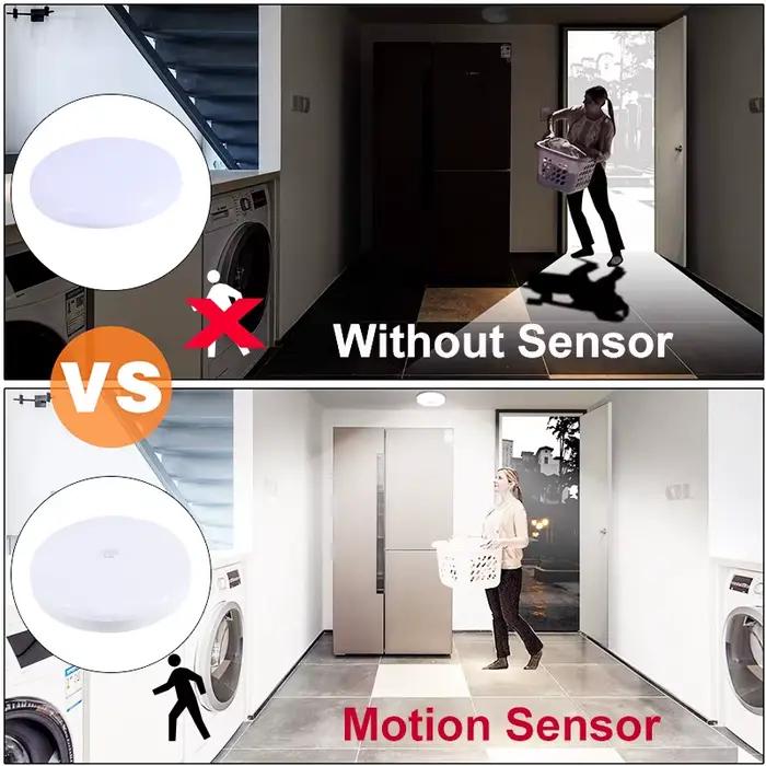 Détecteur de mouvement PIR LED plafonnier 110V 220V couloir chambre toilette lumière corps humain Induction