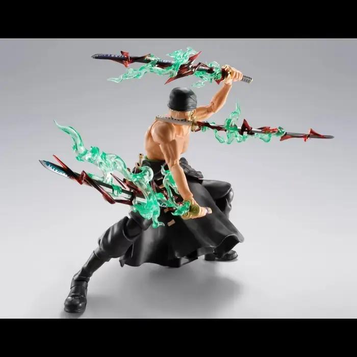BANDAI SHF RORONOA ZORO -THE KING OF HELL- ONE PIECE Figurines d'action Premium Bandai Exclusive Collectible Model Toys Précommande