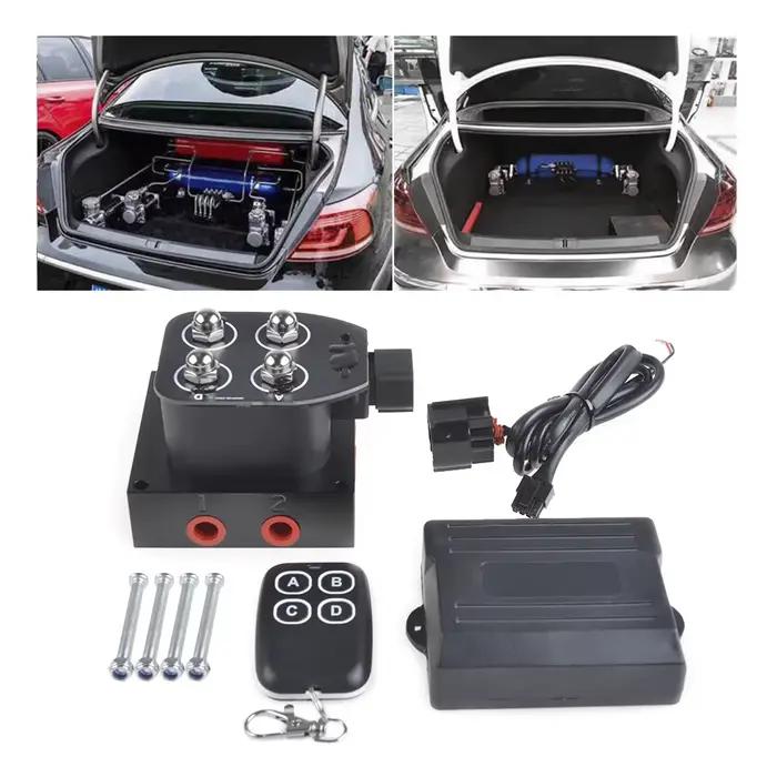 Kit de Suspension pneumatique, système de contrôle de gestion électronique avec réservoir d'air de 1.6 gallons, pompe de compresseur à 3 manomètres